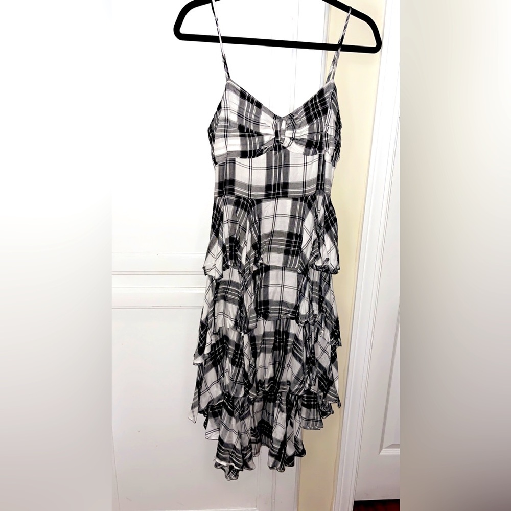 Q&A Plaid Dress